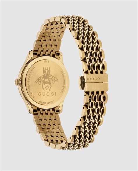 reloj gucci dorado dama